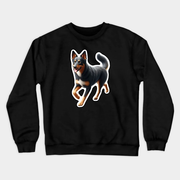 Australian Kelpie Crewneck Sweatshirt by millersye